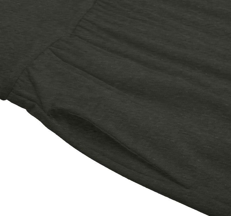 Simlu Charcoal Skirts for Women Ankle Length Skirt Casual Long Skirt High Waisted Maxi Skirt Reg and Plus Size Skirt Long Skirt (Size 3X-Large, Charcoal) - Image 4